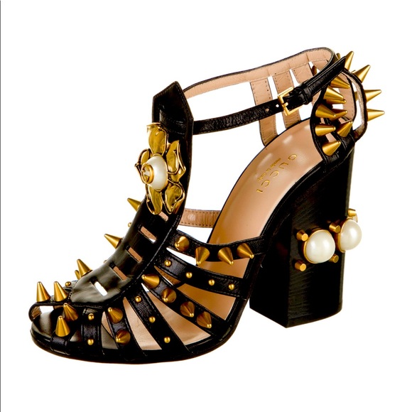 RARE GUCCI spiked heel *AUTHENTIC* - Picture 1 of 4
